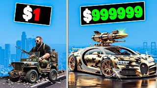 1 to 1000000 ARMY Car in GTA 5 [upl. by Odel317]