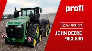 913 PS Maximalleistung 💪 John Deere 9RX 830  profi Fahrbericht [upl. by Madelon]