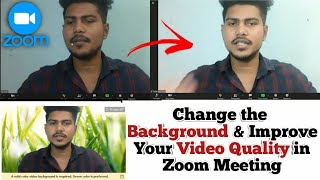 How to change background in zoom meeting in MobileLaptop  Zoom Virtual Background  Zoom Tips🔥🔥 [upl. by Nitnilc]