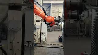 Case demonstration of kuka robot automated in welding of heat exchangers [upl. by Dominga593]