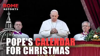 Pope Francis busy schedule during the Christmas season [upl. by Gabel]