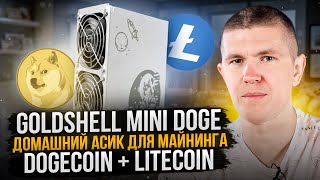 Goldshell MINI DOGE 3  Домашний асик для майнинга DOGECOIN  LITECOIN [upl. by Myrna870]