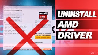 How to UNINSTALL Graphics Driver AMD [upl. by Kalfas805]