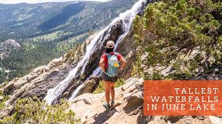 How to Find Horsetail Falls via Rush Creek Trail  June Lake Loop CA [upl. by Armbruster]