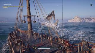 Assassins Creed Odyssey  Boat 1 PS4 Pro4K [upl. by Enimrej]