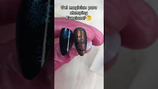 Comparo los geles magician y semi sólido para stampinguñasprincipiantes nails uñas unas [upl. by Inalaehak562]