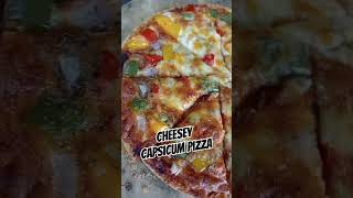 Cheesey capsicum pizza for vegetarian people out there [upl. by Liryc323]