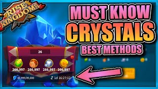 Crystals in Heroic Anthem KvK All ways to get and spend crystals in Rise of Kingdoms [upl. by Wachter]