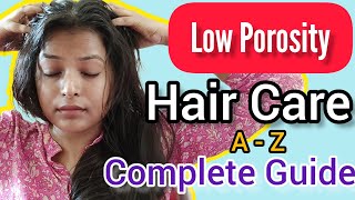 Low porosity बालो की देखभाल करें ऐसे How To Treat Low Porosity Hair At Home  Shinny Roops [upl. by Artap]