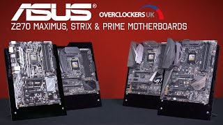 Asus Z270 Series Motherboards  OCUK Overview [upl. by Lundin]