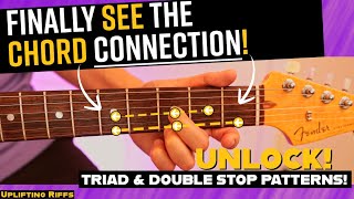 Finally SEE The Chord CONNECTION Between TRIADS amp Double Stops Your Missing [upl. by Peirce495]