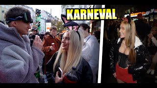 Wie GUT KÜSSEN FRAUEN an Karneval  Streetcomedy Köln 2024  TomSupreme [upl. by Burd]