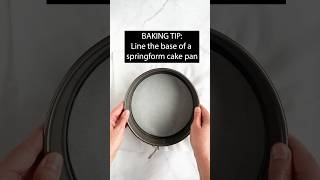 Line base of springform cake pan bakingtips homebakeacademy [upl. by Gnilsia]