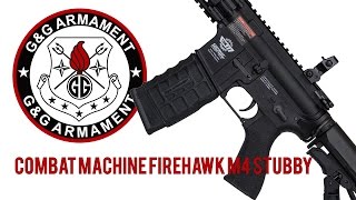 GampG Combat Machine Firehawk M4 Stubby Review [upl. by Nagorb762]