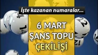 Şans Topu Çekiliş Sonuçları 6 Mart 2019 [upl. by Pelaga]