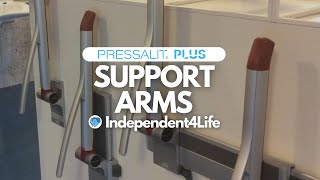 Pressalit Plus Support Arms — Demonstration [upl. by Lehrer]