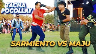 Hugo Sarmiento vs Maju Rioja en Tacna Pocollay la rendición de Maju con un Golp3 [upl. by Nuawaj661]