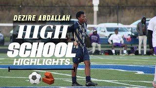 High School Soccer Highlights ⚽️ Dezire Abdallah Defensive 👿🧱 [upl. by Lukasz148]