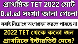 2022 TET Pass interview date  2022 primary tet pass total Deled Primary TET Primary recruitment [upl. by Elumas]