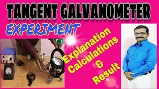 TANGENT GALVANOMETER Experiment [upl. by Couq]