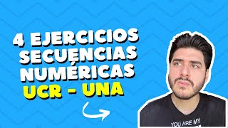 Secuencias Numéricas  Examen de Admisión UCR y UNA 2023 [upl. by Soalokcin]