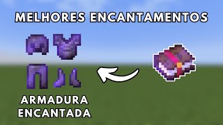 Os MELHORES ENCANTAMENTOS para ARMADURA no Minecraft 121  2024 [upl. by Alacim]