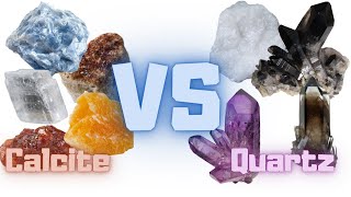 Calcite vs Quartz [upl. by Aremmat]