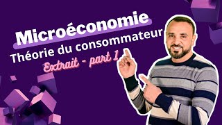 Extrait séance de révision micro économie la théorie du consommateur [upl. by Mure]