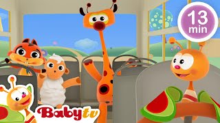 Die Räder vom Bus 🚍  mehr Kinderlieder und Kinderreime  BabyTV Deutsch [upl. by Savart631]