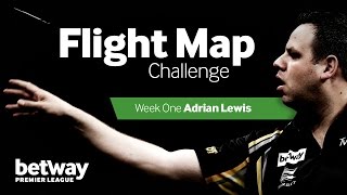 The Flight Map Challenge darts quiz  Episode 1  Adrian Lewis [upl. by Ecad209]