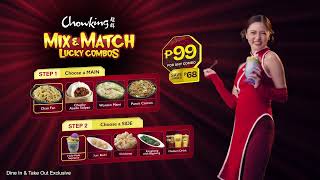 Chowking Mix amp Match Lucky Combos [upl. by Airlie]