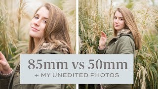 85mm vs 50mm Canon — here are my UNEDITED PHOTOS [upl. by Atinniuq]