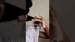 How to moisturize your hair LOC method [upl. by Costa]