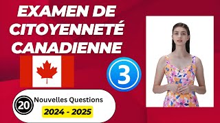 Examen De Citoyenneté Canada  Test De Citoyenneté Canadienne 2024  examendecitoyennetécanada [upl. by Hedda]