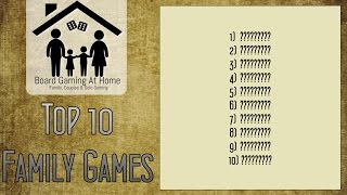 Top 10 Family Board Games List inc Card Games [upl. by Nichols]