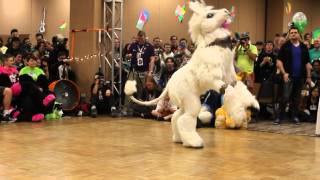 Isabelle Unicorn  BLFC 2014 Fursuit Dance Competition [upl. by Eanaj]