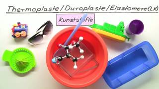 THERMOPLASTE DUROPLASTE ELASTOMERE  EXPERTENWISSEN  Chemie [upl. by Cunningham]