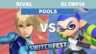 Switchfest 2019  Rival ZSS VS Spirit  Olympia Inkling  Smash Ultimate  Pools [upl. by Tnomyar]