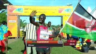 Senior Men  2017 World Cross Country Championships Kampala [upl. by Eymaj]