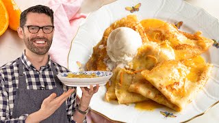 How to Make Crepes Suzette  Simply Delicious [upl. by Tedmund453]