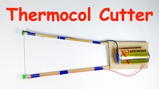 HOW TO MAKE THERMOCOL CUTTER AT HOME [upl. by Nodyl94]