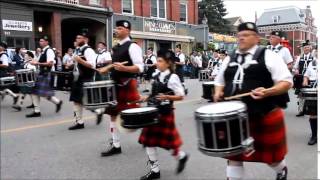 The Mass Band Parade in downtown Kincardine Aug 29 2015 MOV [upl. by Adnert297]