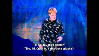 Eddie Izzard  sub Ita  italiani americani Inglesi ebugie [upl. by Wilie809]