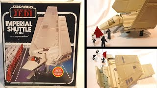 Star Wars Kenner Imperial Shuttle Tydirium Review [upl. by Llibyc485]