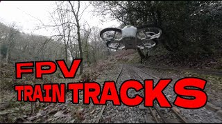 Train tracks abandoned and miniature fpv tour Watch out for the Dji Neo [upl. by Attenaz]