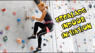 ESCALADE EN SALLE INDOOR  VOIES BLOCS  CORTIGRIMPE  INITIATION [upl. by Annoled226]