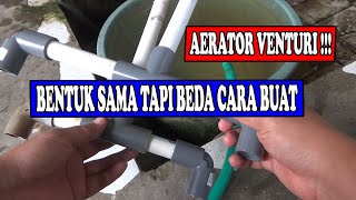 SOLUSI AIR BERSIH  2 Model Aerator Venturi Sederhana Dengan Cara Membuatnya [upl. by Oirottiv]