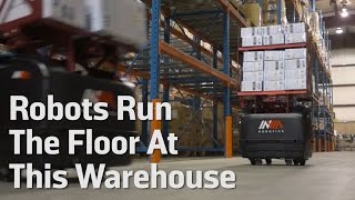 Robots Run The Floor At This Warehouse [upl. by Freemon]