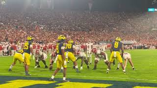 Rose Bowl 2024 FieldLevel Michigan Football Victory Sequence [upl. by Atlante]