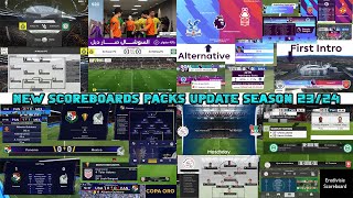 NEW SCOREBOARDS PACKS UPDATE SEASON 2324  ALL PATCH COMPATIBLE  REVIEWS GAMEPLAY [upl. by Anoy]